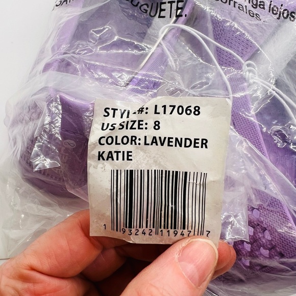 NWT Layer 8 Katie Rubber Comfy Shoes Lavender Sizes 8 - Picture 6 of 6